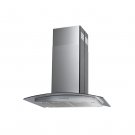 Blue Ocean 30-Inch Stainless Steel Island Mount Kitchen Range Hood, RH668I