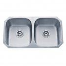 Blue Ocean 32 1/4" KSS802 16 Gauge Stainless Steel Undermount Kitchen Sink with FREE Strainer