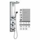 Blue Ocean 50” Aluminum SPA708 Shower Panel with Rainfall Shower Head, 6 Mist Nozzles, and Spout