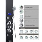 Blue Ocean 52-inch Aluminum Thermostatic Shower Panel Tower