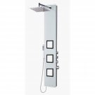 Blue Ocean 59” Aluminum SPA8659 Thermostatic Shower Panel Tower with Rainfall Shower Head