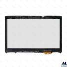 15.6" Touch Screen Digitizer Glass Panel + Frame For Lenovo Yoga 510-15IKB 80VC