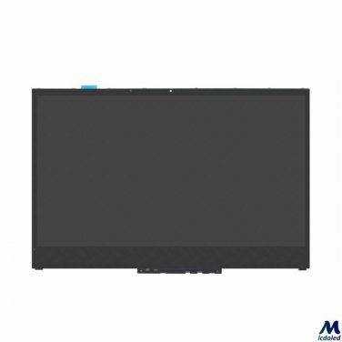 LCD Screen Touch Digitizer Glass Assembly + Bezel for Lenovo Yoga 730-15IWL 81JS