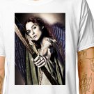 T-Shirt: AVENGING ANGEL / (tshirt tee top) of death mythology occult archery bow and arrow