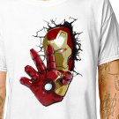 T-Shirt: IRON MAN / (tshirt tee top) avengers marvel universe superhero tony stark ironman