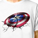 T-Shirt: CAPTAIN AMERICA / (tshirt tee top) avengers marvel universe superhero broken shield