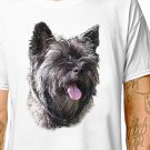 T-Shirt: CAIRN TERRIER - BLACK / (tshirt tee top) puppy dog canine obedience training