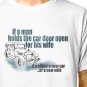 T-Shirt: NEW CAR -  NEW WIFE / (tshirt tee top) funny marriage slogan bachelor party
