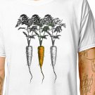 T-Shirt: VINTAGE CARROTS / (tshirt tee top) root vegetable food vegan vegetarian