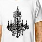 T-Shirt: CHANDELIER / (tshirt tee top) minimalist chic fashion shabby design lighting