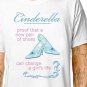 T-Shirt: CINDERELLA - NEW SHOES / (tshirt tee top) funny fairy tale princess quote