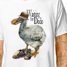 T-Shirt: WAITING FOR GODOT / (tshirt tee top) funny dodo samuel becket play cute bird