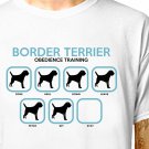 T-Shirt: BORDER TERRIER / (tshirt tee top) funny animal puppy dog kennel club obedience training
