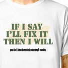 T-Shirt: FIX IT / (tshirt tee top) funny diy handyman janitor mechanic engineer plumber electrician