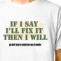 T-Shirt: FIX IT / (tshirt tee top) funny diy handyman janitor mechanic engineer plumber electrician