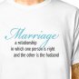 T-Shirt: MARRIAGE / (tshirt tee top) funny wedding bachelorette hen party