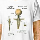 T-Shirt: GOLF TEE PATENT / (tshirt tee top) golfing sport club ball masters tiger woods