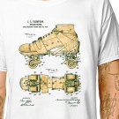 T-Shirt: ROLLER SKATES - PATENT / (tshirt tee top) skating derby sport skater