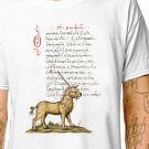 T-Shirt: THE UNICORN - MEDIEVAL / (tshirt tee top) occult mythological animal horse