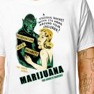 T-Shirt: MARIJUANA - SAY NO TO DRUGS / (tshirt tee top) weed hash grass pot