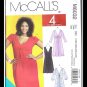 McCalls 6032 Women's Plus Uncut-FF Dress Sewing Pattern sz:RRÂ 18W-24W Â©2010