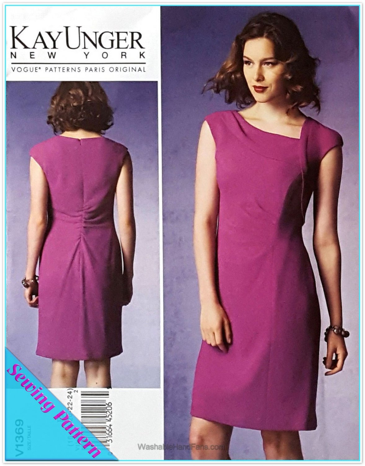 Vogue 1369 Women's Plus Uncut-FF Dress Sewing Pattern sz:F5Â 16-24 Â©2013
