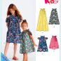 New Look 6522 Girls Uncut-FF Dress Sewing Pattern sz:Â 3-14 Â©2017