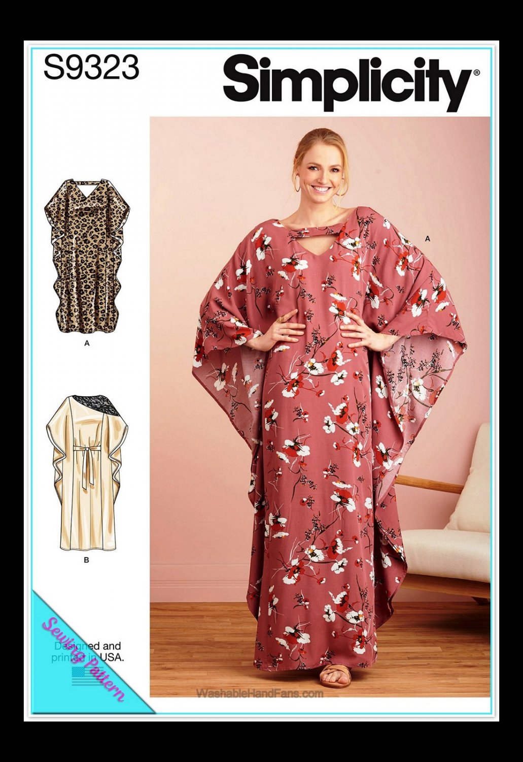 Simplicity 9323 Women's Plus Uncut-FF Cover-up Top Sewing Pattern sz:XS-XLÂ 6-24 Â©2021