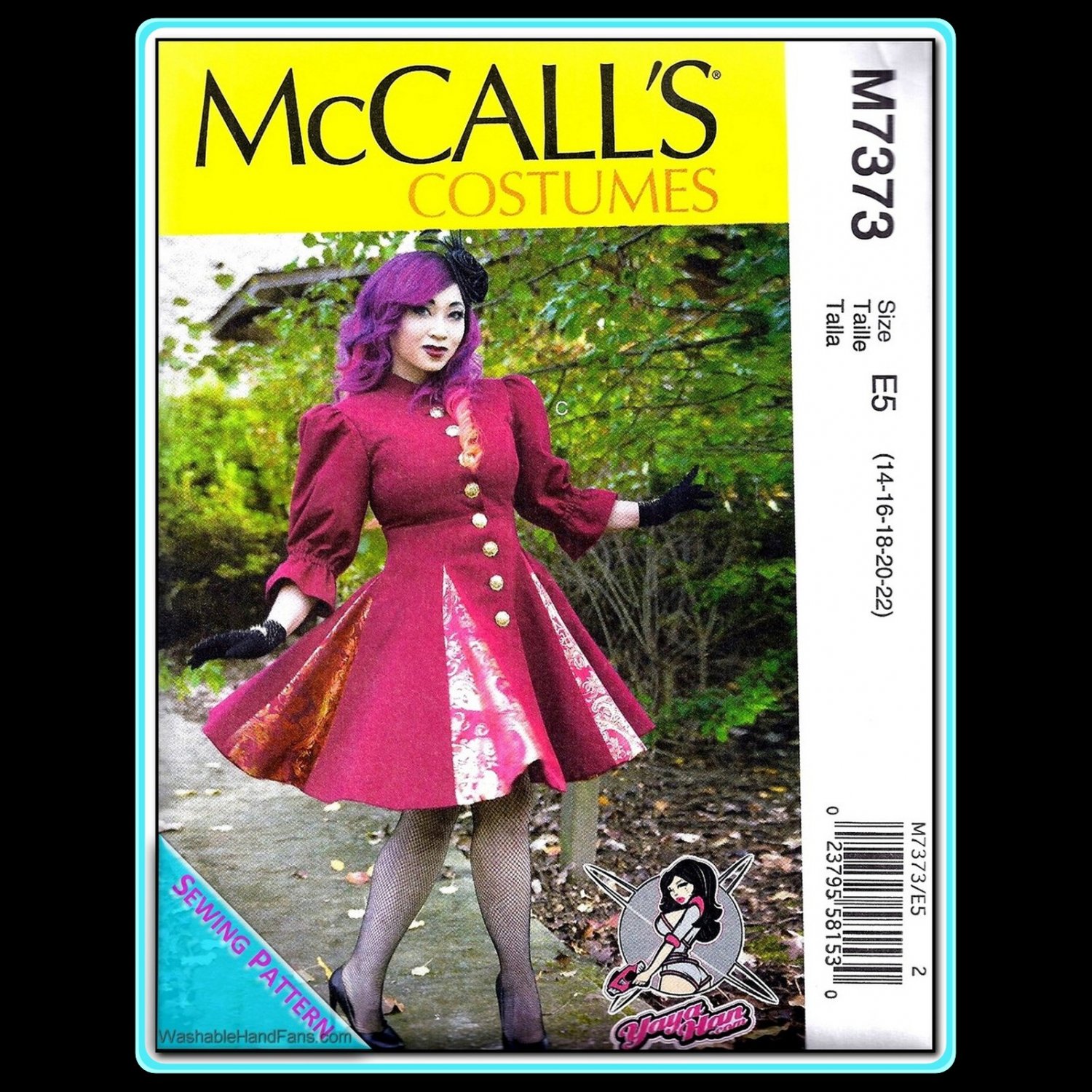 McCalls 7373 Misses Uncut-FF Coat Top Sewing Pattern sz:E5Â 14-22 Â©2016