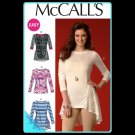 McCalls 7019 Women's Plus Uncut-FF Top Sewing Pattern sz:e5 14-22 ©2014