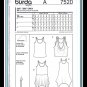 Burda 7520 Women's Plus Uncut-FF Dress Top Sewing Pattern sz:Â 6-18 Â©2010