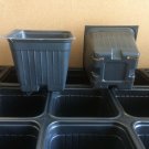 SEED STARTER PLASTIC FLOWER NURSERY PLANT TRAYS POTS ( 60 )