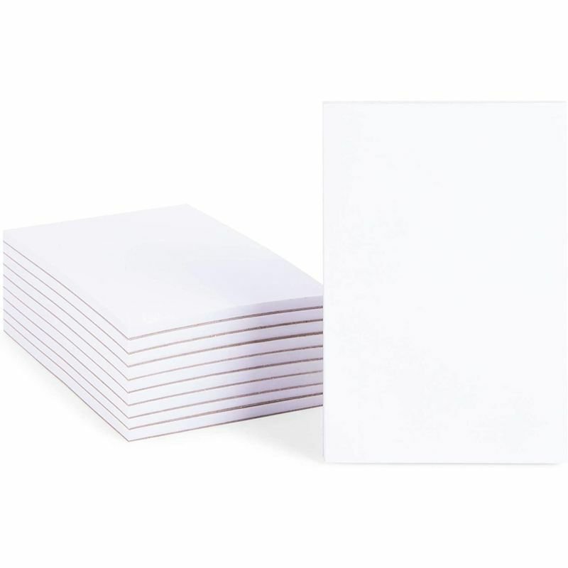 Blank Notepads, Scratch Writing Pads (6 x 4 Inches, 10 Pack)