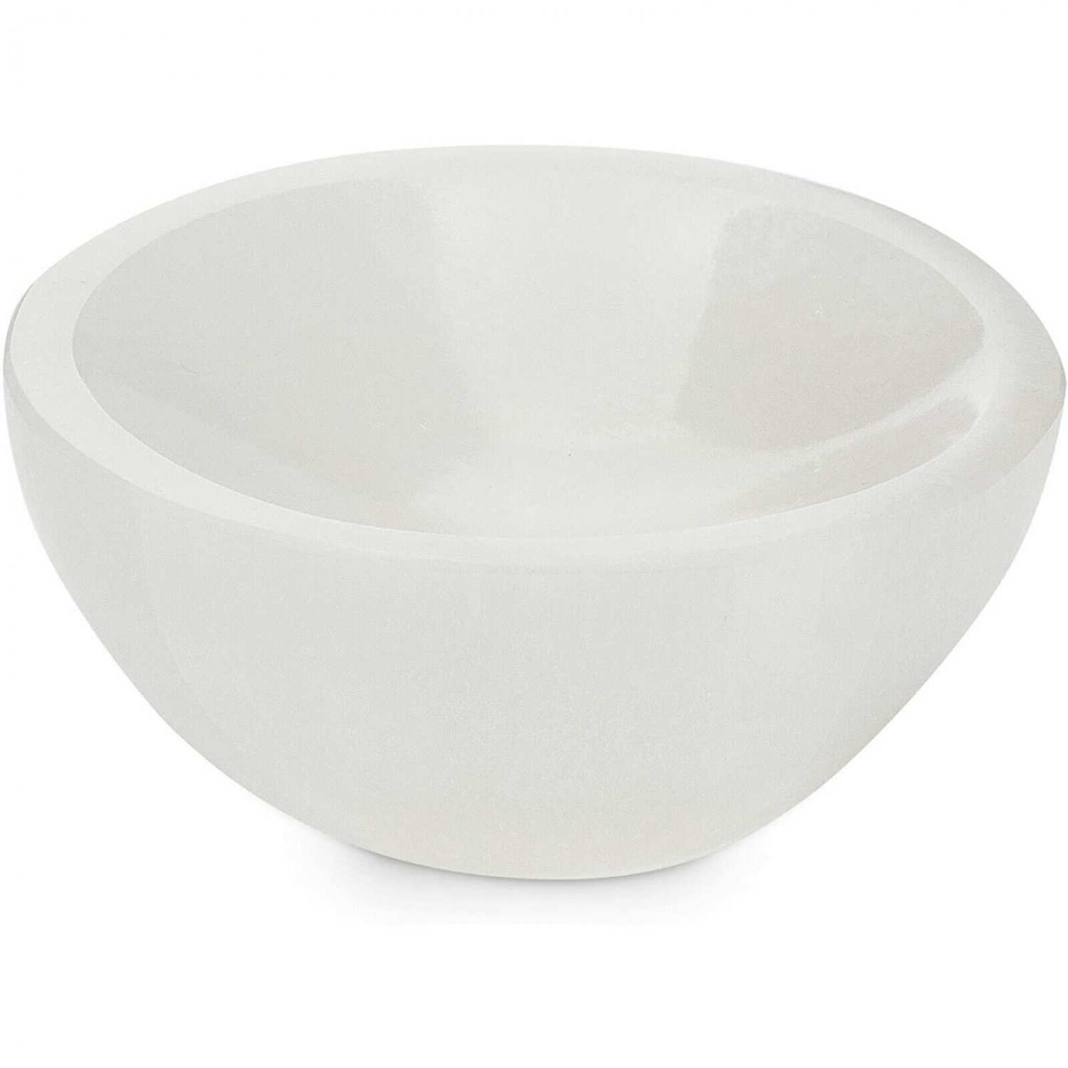WellBrite Selenite Charging Station, Crystal Bowl (4 in.)