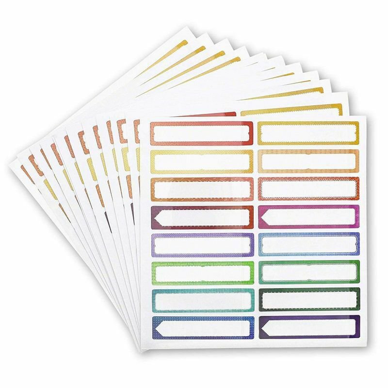 208-Pack Waterproof Name Date Labels Sticker for Kids Daycare, Baby Bottles