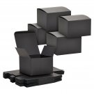 30 Pack Black Gift Boxes with Lids for Presents, Groomsman Proposal, 6x6x4 in