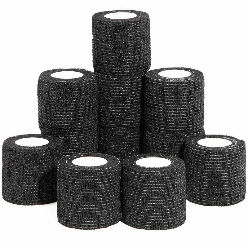 12 Pack Self Adhesive Bandage Wrap Cohesive Tape for People Pets Vet 2""x 5 Yard