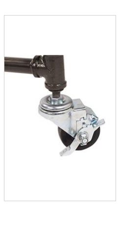 3 inch Locking Casters for Pipe Clothing Rack Set of 4