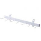 4 Slatwall Wire Grid Belt Tie Racks Hangers Necktie 7 Hooks White Space-Saving