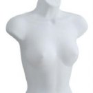 3 Molded Woman's Shirt Torso Forms Fits 5 to 10 Hanging Female Mannequin White