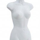 3 Clothing Displays Torso Forms Fits 5-10 Hanging Female Mannequin White Hollow