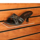 200 Slatwall Shelves Shelf Shoe 4"" x 10"" Display Flat Styrene Clear Acrylic