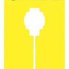 25 Sale Divider Hangrail 7"" High x 4"" Wide Plastic Retail Clothing Rack Yellow
