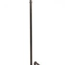 2-Way Clothing Rack Pipeline Pipe Line Style Dark Gray Retail Garment 48"" to 72""