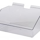 10 Slatwall Bins Dump Acrylic Clear 12