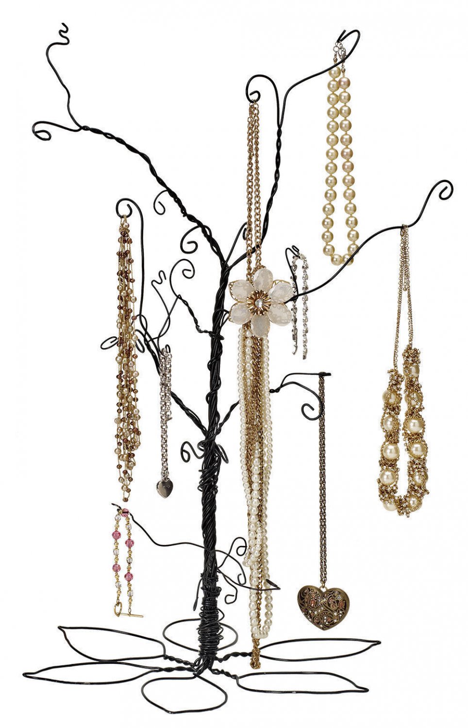 Wire Jewelry Tree Necklace Bendable 24"" High Counter Top Retail Display Table
