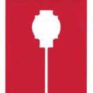 25 Sale Divider Hangrail 7"" High x 4"" Wide Plastic Retail Clothing Rack Red