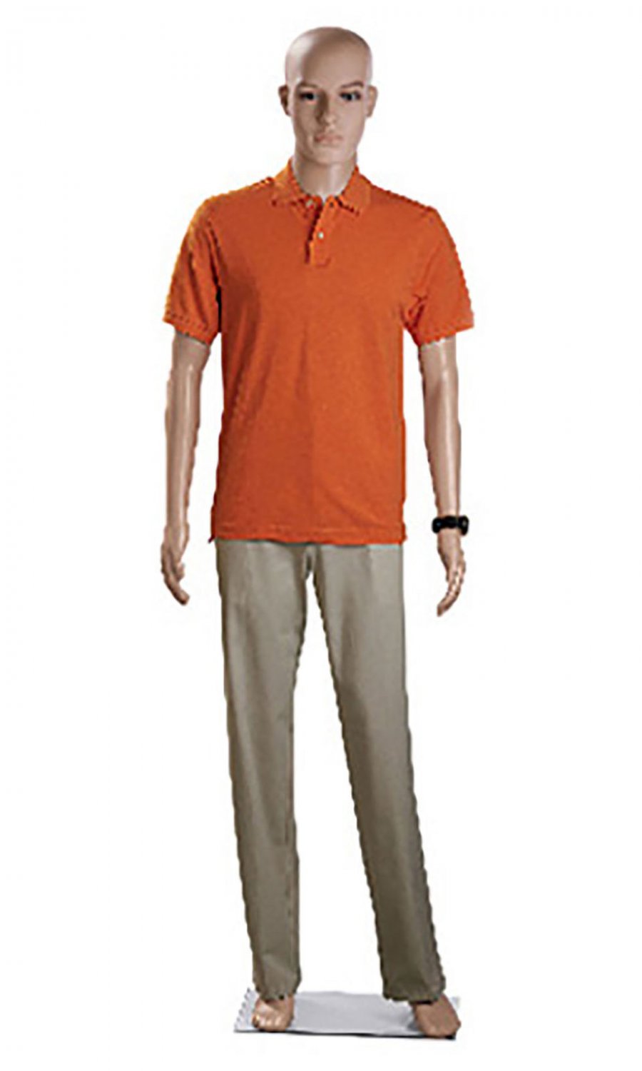 Male Caucasian Complexion Plastic Mannequin Height 6' 2