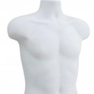 3 Forms Molded Man's Shirt Torso Frosted Fits S-L Hanging Male Mannequin White
