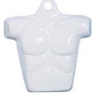 6 Molded Man's Shirt T Shirts Forms Fits S - L Male Mannequin White Hollow Back